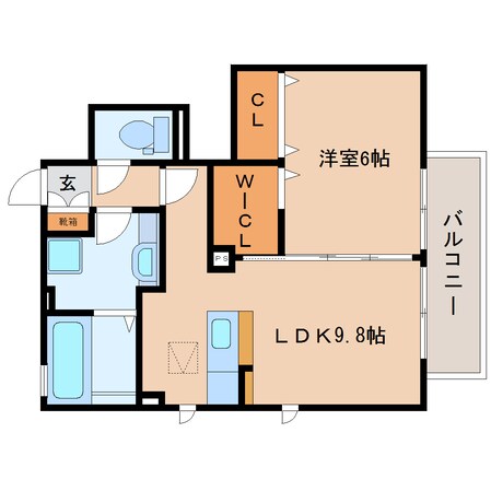 静岡駅 バス20分  西島下車：停歩5分 1階の物件間取画像